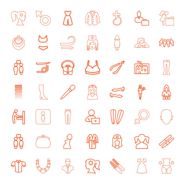 49个女人图标图片下载