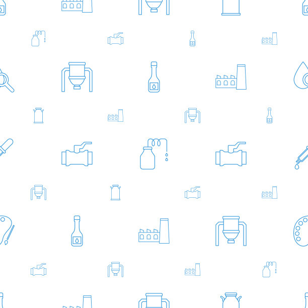 油图标图案无缝白色背景图片下载