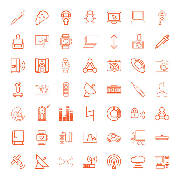 49个数字图标图片下载