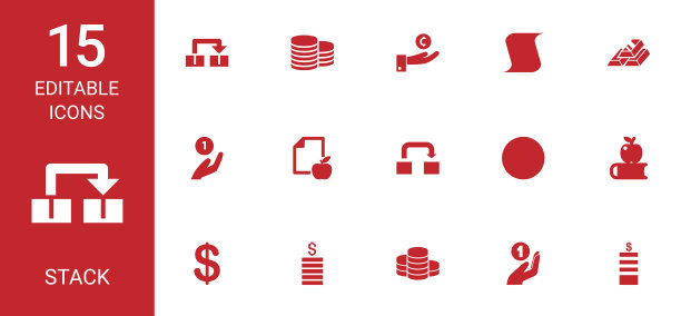 堆栈的图标图片下载
