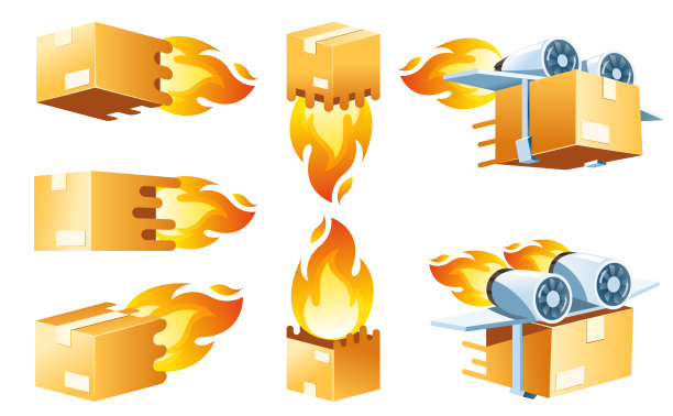 快运公司的搞笑元素。图片下载