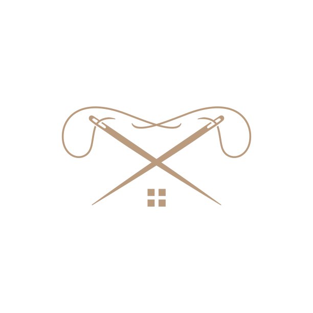 针线房子裁缝矢量图标插图图片下载