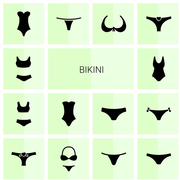 比基尼的图标图片下载