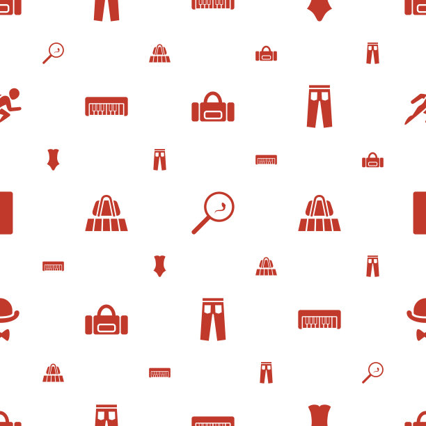 男性图标图案无缝白色背景图片下载