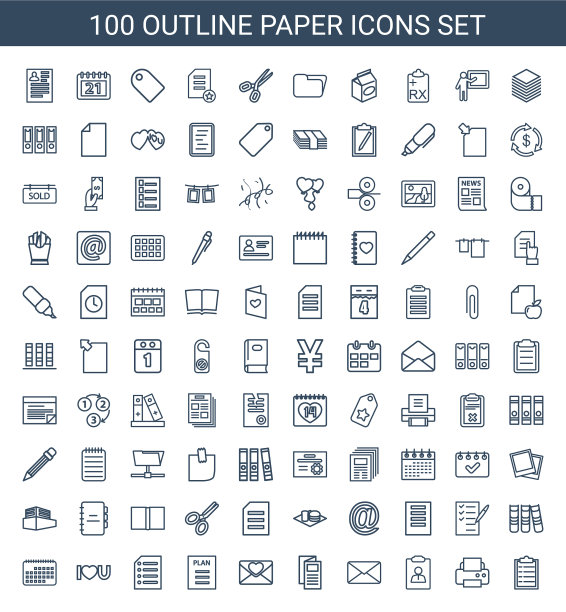 100年的论文图标图片下载