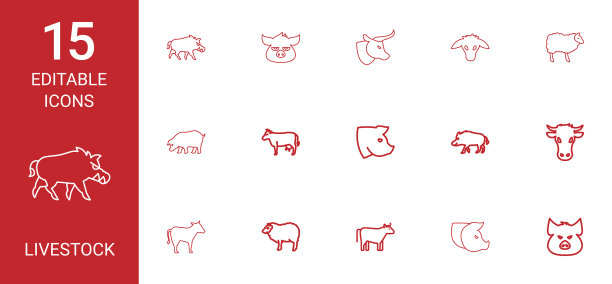 牲畜图标图片下载