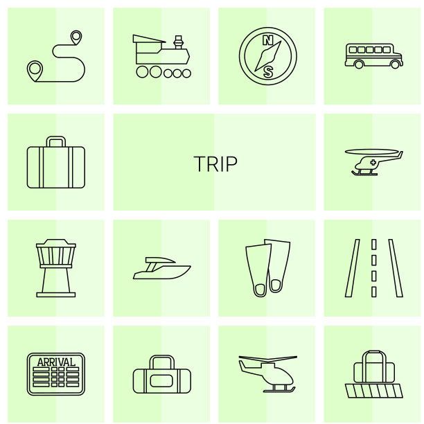 14旅行图标图片下载