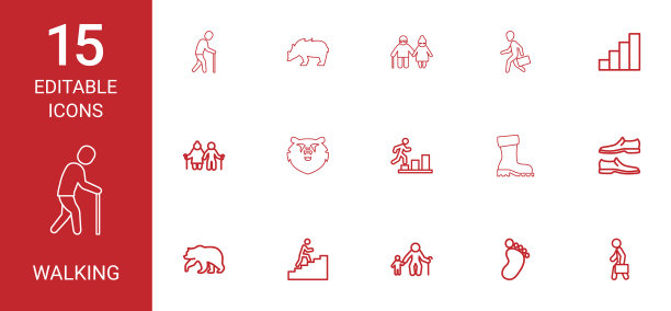 行走的图标图片下载