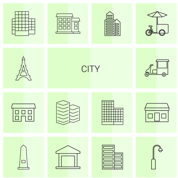 城市图标图片下载