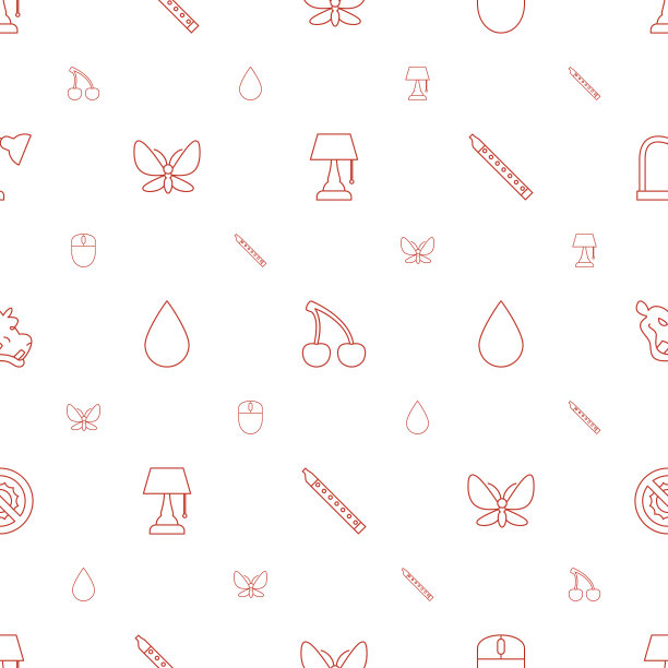 明亮的图标图案无缝白色背景图片下载