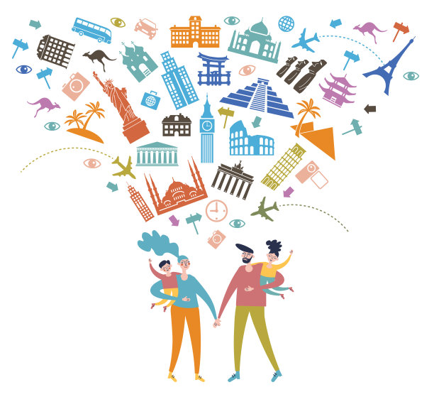 旅游及旅游背景图片下载