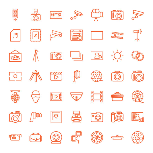 49个摄像头图标图片下载