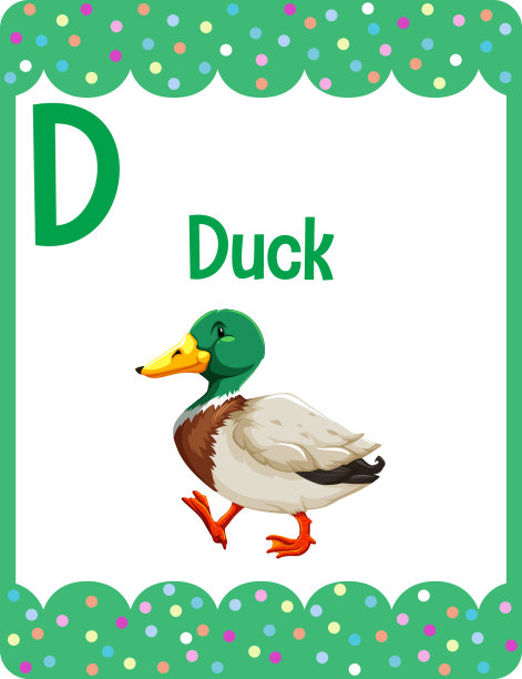 字母D代表鸭子图片下载