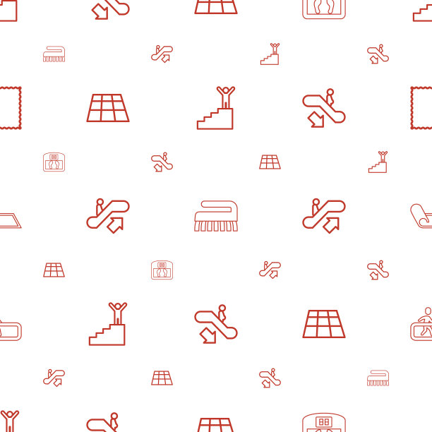 地板图标图案无缝白色背景图片下载