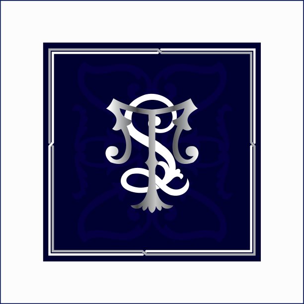 豪华标志集书法字母设计图片下载