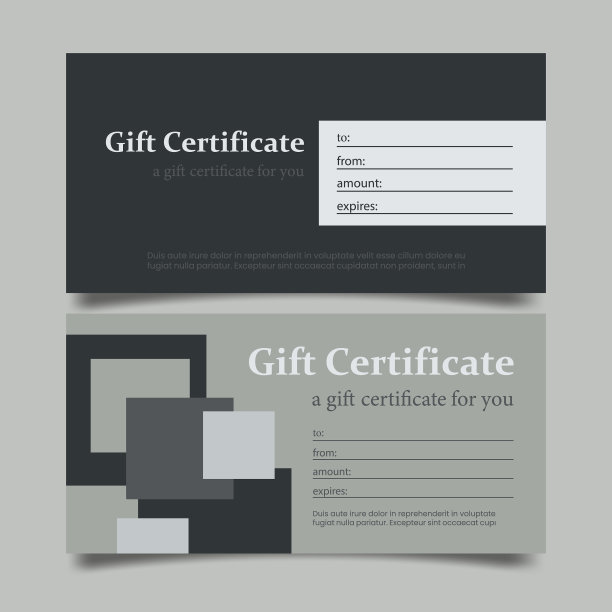 礼券模型图片下载