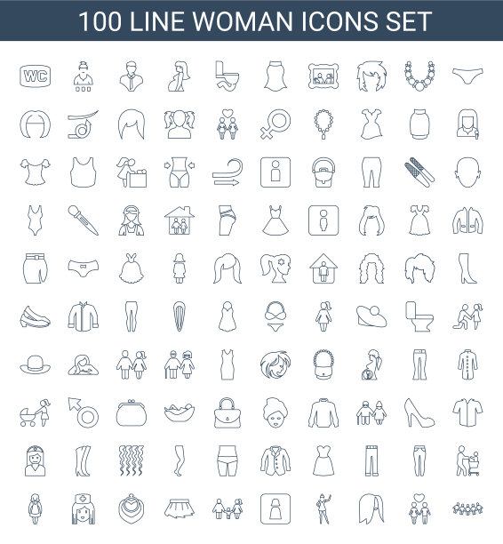 100女人图标图片下载