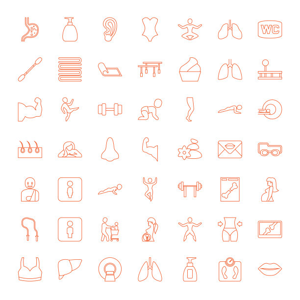 49岁的身体图标图片下载