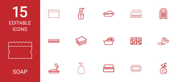 15 soap图标图片下载