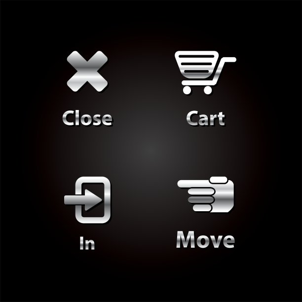 Internet Buttons闪亮的插图图片下载