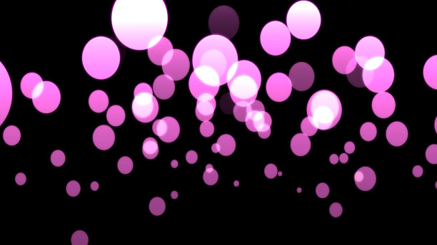 粉色圆形背景材料(黑色背景)图片下载