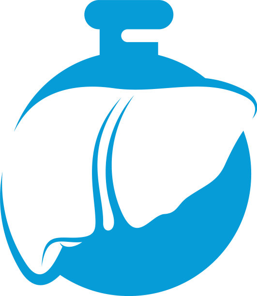 实验室肝脏标志模板创意肝脏标志图片下载