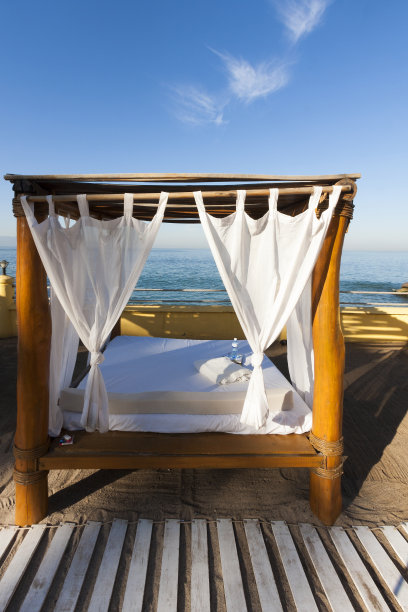 海滩休息室图片下载