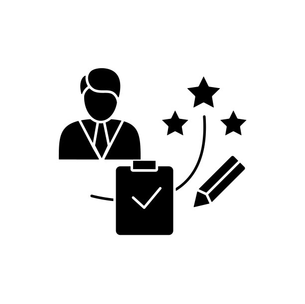 个人评估字形图标图片下载