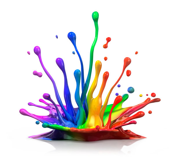 颜色飞溅图片下载