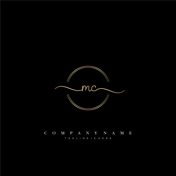 MC首字母手写logo手绘图片下载