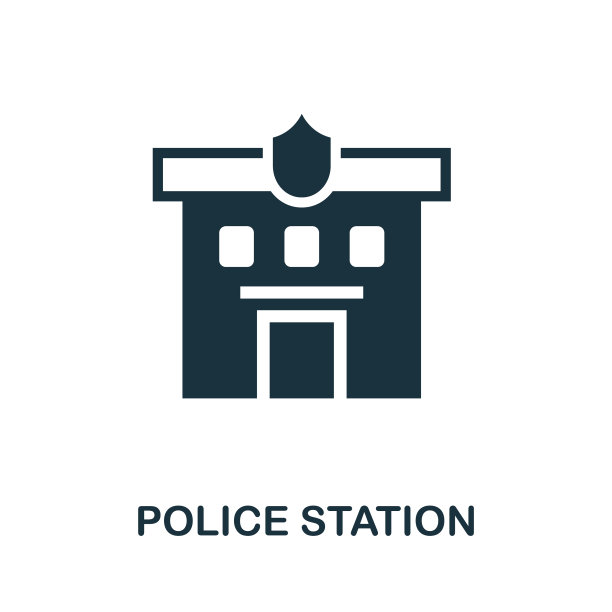 警察局图标简单的元素来自警察图片下载