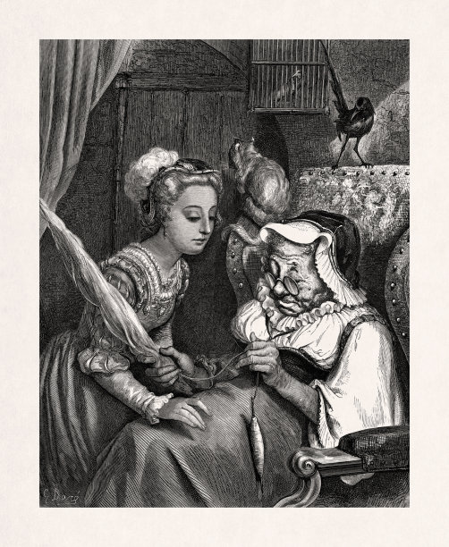 查尔斯·佩诺特的民间故事《睡美人》图片下载