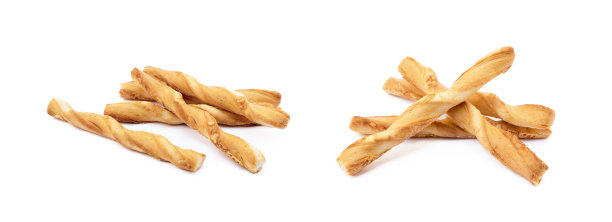 螺旋状的芝士面包棒图片下载