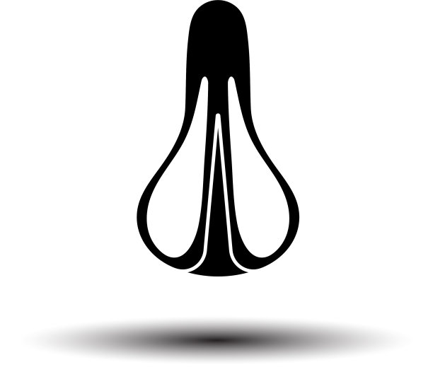 自行车座位图标俯视图图片下载