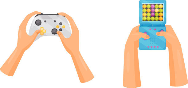 手持游戏手柄或控制器播放视频图片下载