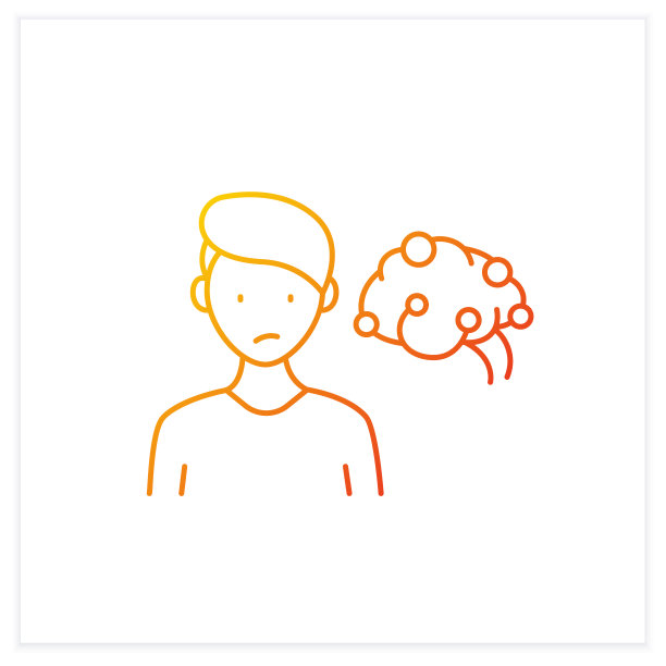 连续部分注意渐变图标图片下载