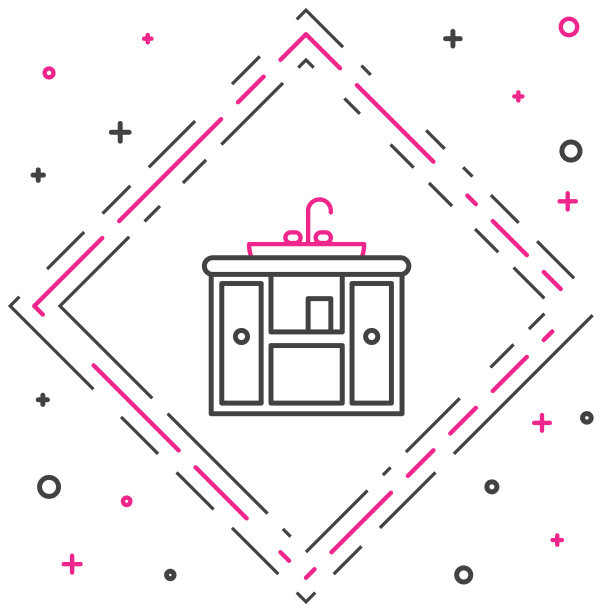 将面盆柜与水龙头图标连在一起图片下载