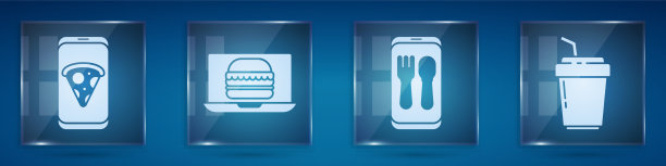 设置食物订购披萨网上订购汉堡图片下载