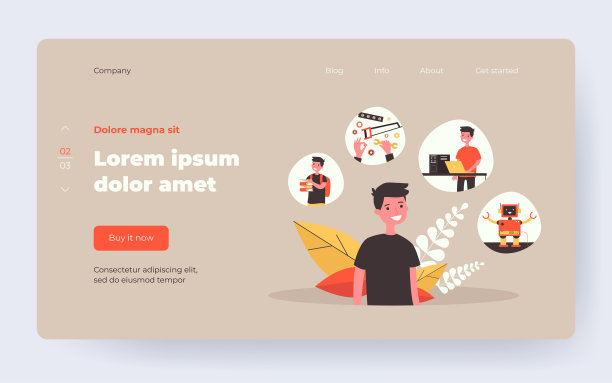 男孩计划机器人创造的步骤图片下载