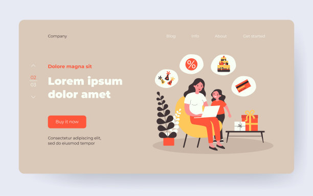 妈妈和小女儿为女儿的生日聚会做准备图片下载