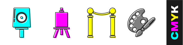 可设置喷枪喷头盖或画架绘画艺术图片下载