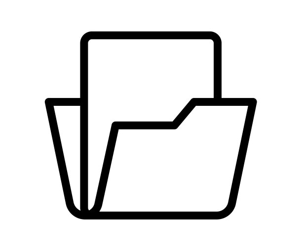 文件夹折叠存储单孤立图标用图片下载