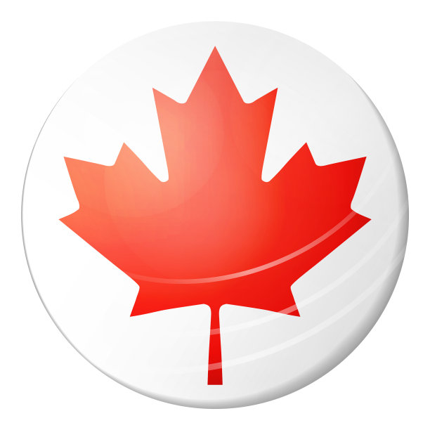 玻璃轻球与旗帜加拿大圆球体图片下载