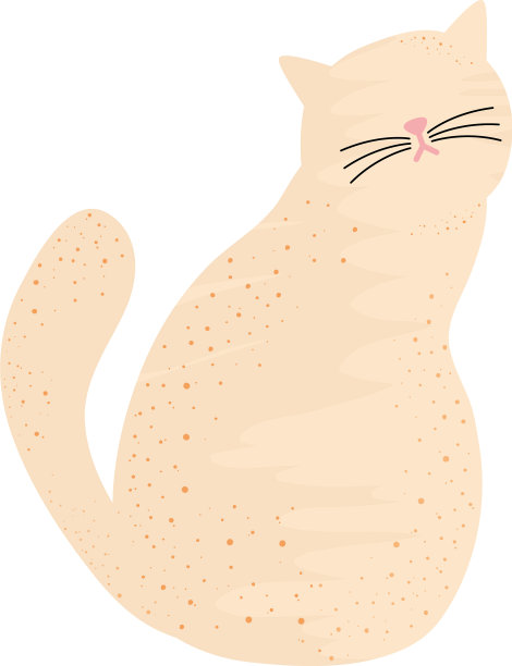 可爱的小猫吉祥物人物图片下载