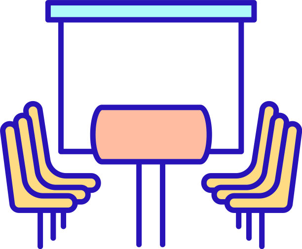 会议室红色RGB颜色图标图片下载