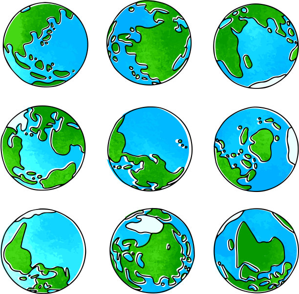 手绘纹理风格土制图片下载