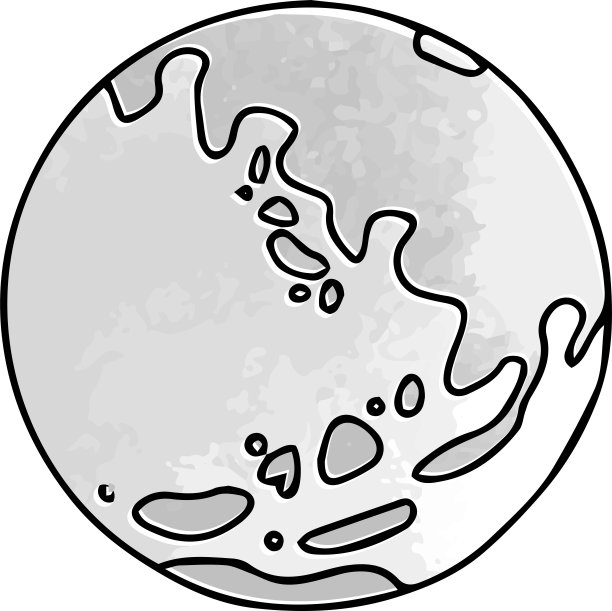 银色手绘纹理风格大地图片下载