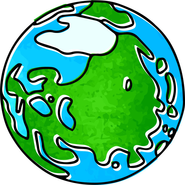 手绘纹理风格的大地图片下载