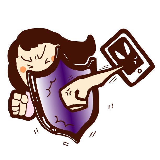 女人会在社交网站上屏蔽你。图片下载