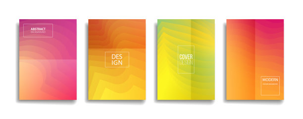 现代明亮的渐变颜色抽象线条图案背景图片下载